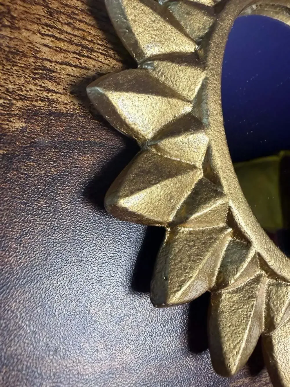 Handmade gold celestial Sun Decorative Wall Mirror